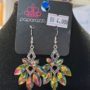Paparazzi #57 oil spill earrings